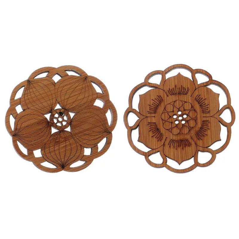 Wooden Round Lotus Drink Coasters Mat Coaster Table Mat Placemat Kitchen Accessories Decor
Wooden Round Lotus Drink Coasters Mat Coaster Table Mat Placemat Kitchen Accessories Decor