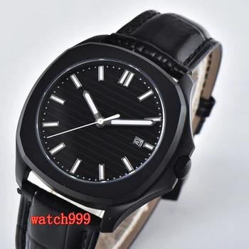 BLIGER 39mm black dial pvd stainless steel case sapphire glass date automatic men's watch black belt waterproof mechanical watch
BLIGER 39mm black dial pvd stainless steel case sapphire glass date automatic men's watch black belt waterproof mechanical watch