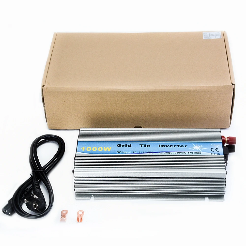 1000W Grid Tie Pure Sine Wave Inverter for Solar System Input 10V-30V Output 110(90-140)V,220(180-260)V Grid Tie Inverter
1000W Grid Tie Pure Sine Wave Inverter for Solar System Input 10V-30V Output 110(90-140)V,220(180-260)V Grid Tie Inverter