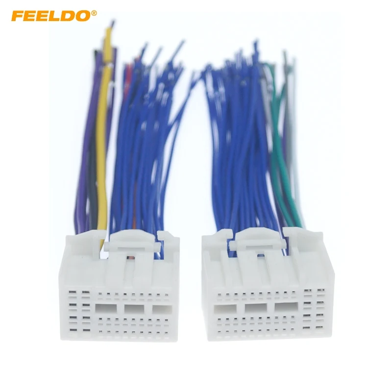 FEELDO 35Pin+38Pin Full Pin Pluging Car Stereo Wire Harness Adapter Connector Plug Into Radio For Hyundai Elantra/Mistra/Tucson
FEELDO 35Pin+38Pin Full Pin Pluging Car Stereo Wire Harness Adapter Connector Plug Into Radio For Hyundai Elantra/Mistra/Tucson