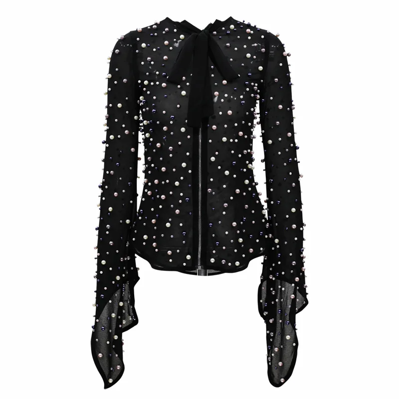 steelsir New Gothic Retro Polka Dot Beading Premium Grade Chiffon Blouse for Women Long Batwing Sleeve Shirts Punk Tops
steelsir New Gothic Retro Polka Dot Beading Premium Grade Chiffon Blouse for Women Long Batwing Sleeve Shirts Punk Tops