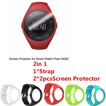 2in1 Watchband Replacement for Polar M200 Smart Watch Band Wrist Strap Bracelet +2pcs TPU Soft Screen Protector
2in1 Watchband Replacement for Polar M200 Smart Watch Band Wrist Strap Bracelet +2pcs TPU Soft Screen Protector