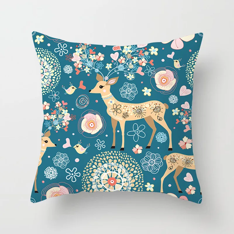 Fuwatacchi Elk Painting Cushion Cover Happy Day Holiday Gifts Tree Throw Pillows Pillowcase Sofa Home Decorative Pillows Cover
Fuwatacchi Elk Painting Cushion Cover Happy Day Holiday Gifts Tree Throw Pillows Pillowcase Sofa Home Decorative Pillows Cover