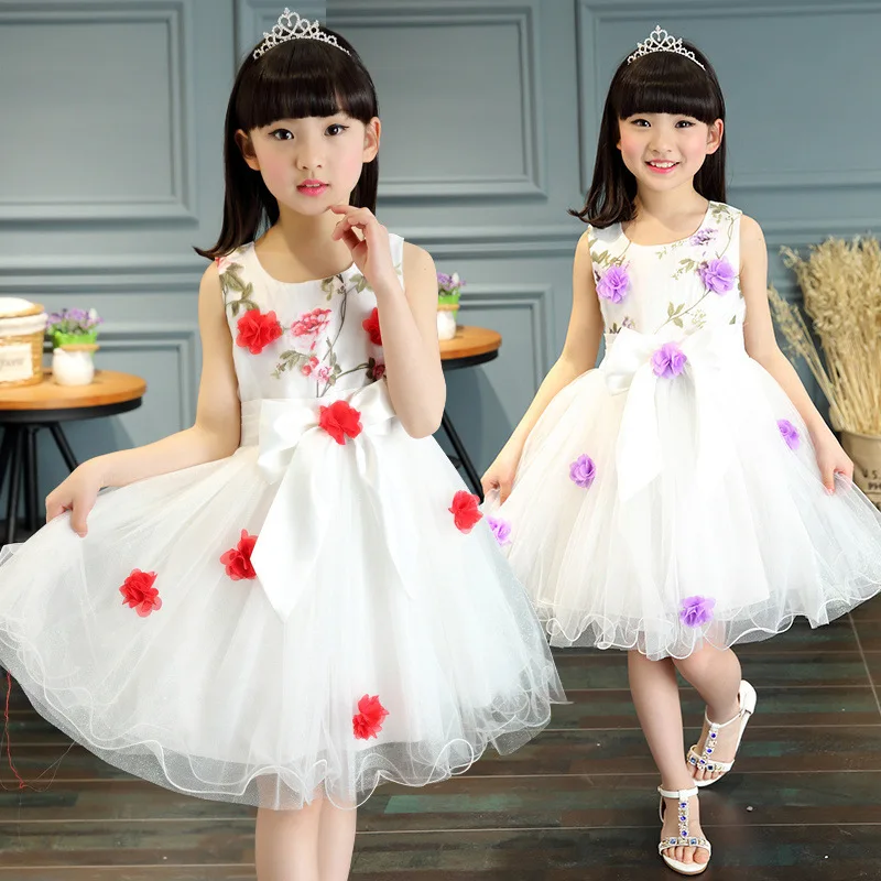 2009 Summer Girl Dresses Dance Skirt New Kid Sleeveless Princess Yarn Lace Flower Skirt
2009 Summer Girl Dresses Dance Skirt New Kid Sleeveless Princess Yarn Lace Flower Skirt
