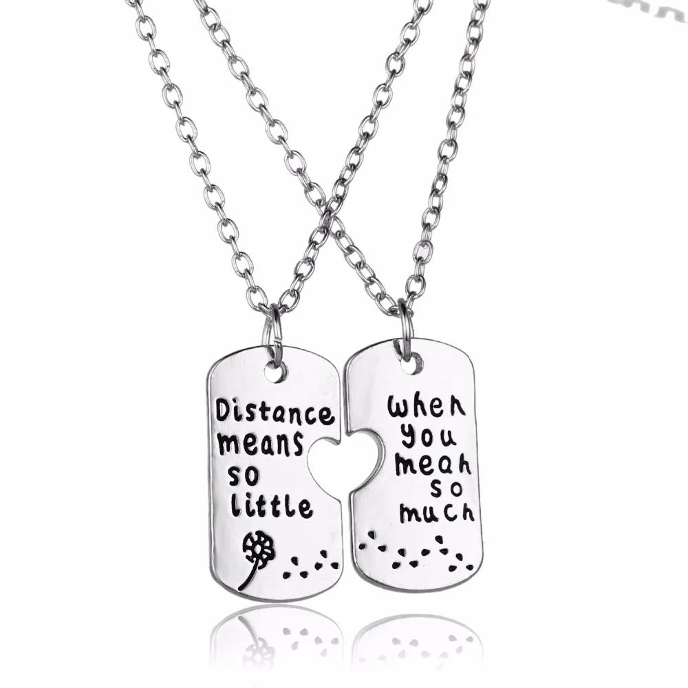 24Set/Lot Geometric Dandelion Pendant Necklace Distance Means So Little When You Mean So Much Women Lovers BFF Friends Jewelry
24Set/Lot Geometric Dandelion Pendant Necklace Distance Means So Little When You Mean So Much Women Lovers BFF Friends Jewelry