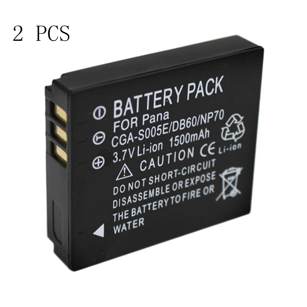 WHCYonline 2Pieces 1500mAh DMW-BCC12 CGA-S005E CGA-S005 BCC12 S005E DB60 NP70 Camera Battery For Panasonic Lumix DMC-FX180,LX1
WHCYonline 2Pieces 1500mAh DMW-BCC12 CGA-S005E CGA-S005 BCC12 S005E DB60 NP70 Camera Battery For Panasonic Lumix DMC-FX180,LX1