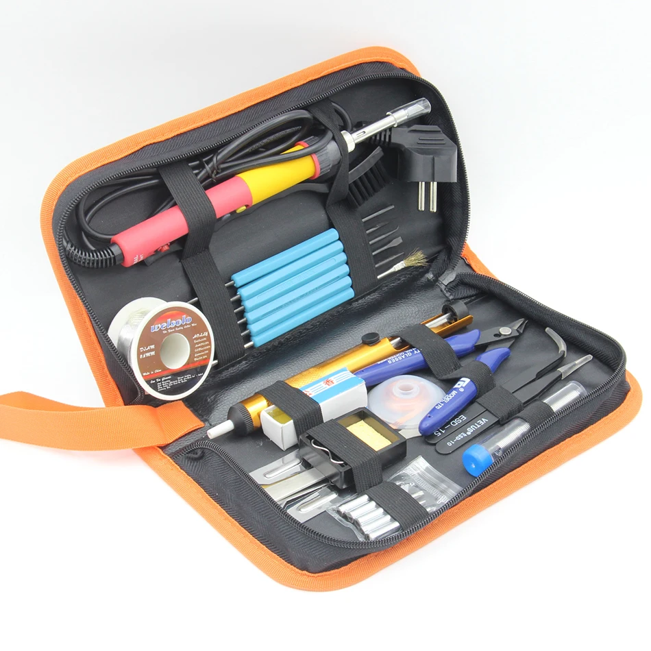 CXG E110WT Electric Soldering iron LED Digital Adjustable Temperature Ceramics Heater 900M Iron tip Tweezers Toolkit
CXG E110WT Electric Soldering iron LED Digital Adjustable Temperature Ceramics Heater 900M Iron tip Tweezers Toolkit