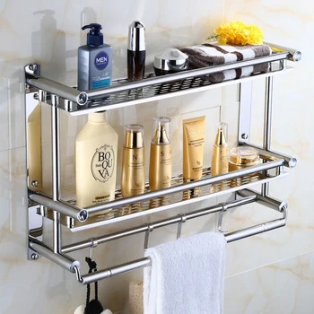 Bathroom Hardware Sets Sus304 Stainless Steel Corner Track Silver Smooth Mirror Shampoo Shelf Wall Mounted Solid Bathroom Shelf
Bathroom Hardware Sets Sus304 Stainless Steel Corner Track Silver Smooth Mirror Shampoo Shelf Wall Mounted Solid Bathroom Shelf