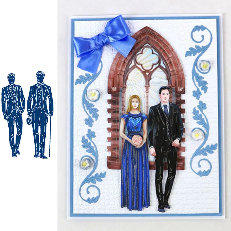 Groom and Bestman Human Figure Metal Cutting Dies Stencils for Scrapbooking Embossing Die Cards Making New 2019
Groom and Bestman Human Figure Metal Cutting Dies Stencils for Scrapbooking Embossing Die Cards Making New 2019