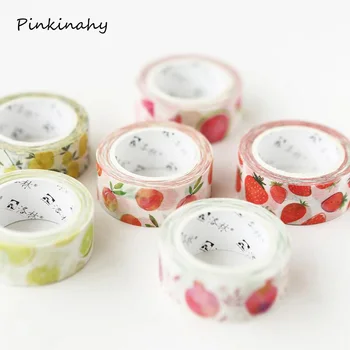 20 pcs/lot DIY Cartoon Paper Washi Masking Tapes Friut decorative adhesive tape stickers/School Supplies Size 15 mmx7m
20 pcs/lot DIY Cartoon Paper Washi Masking Tapes Friut decorative adhesive tape stickers/School Supplies Size 15 mmx7m