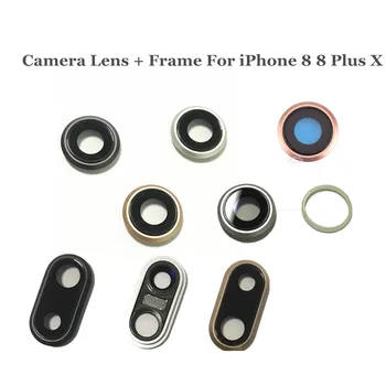 AYJ 1 Piece Back Rear Camera Lens with Frame For iPhone 7 8 Plus X Main Camera Frame with Glass Replacement Repair Parts
AYJ 1 Piece Back Rear Camera Lens with Frame For iPhone 7 8 Plus X Main Camera Frame with Glass Replacement Repair Parts