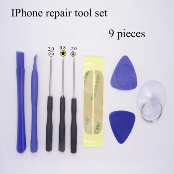 Hot selling 9 in 1 Mobile Phone Repairing Tool Kit Spudger Pry Opening Tool LCD Repair Tools with 2.0MM\0.8MM star screwdrivers
Hot selling 9 in 1 Mobile Phone Repairing Tool Kit Spudger Pry Opening Tool LCD Repair Tools with 2.0MM\0.8MM star screwdrivers
