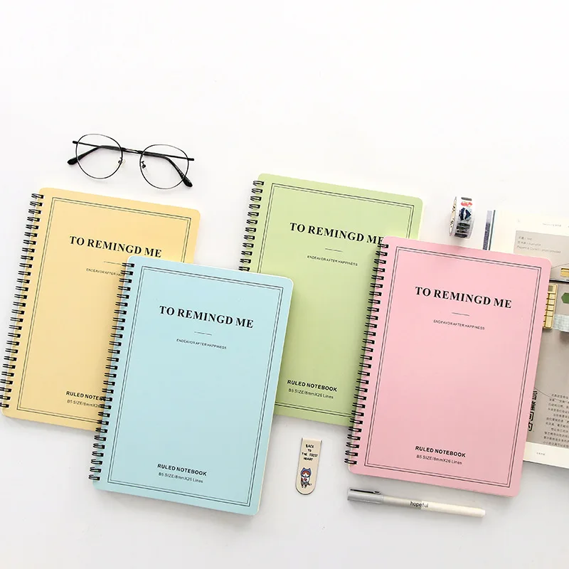 Candy Color 16K Cute Creative Letter Double-coil Notebook Notepad School Notebook
Candy Color 16K Cute Creative Letter Double-coil Notebook Notepad School Notebook