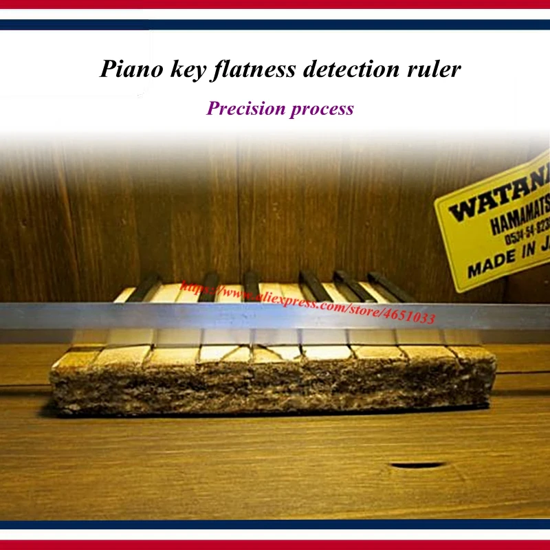 Piano tuning tools accessories - Piano key flatness detection ruler , Precision process - Piano repair tool parts
Piano tuning tools accessories - Piano key flatness detection ruler , Precision process - Piano repair tool parts