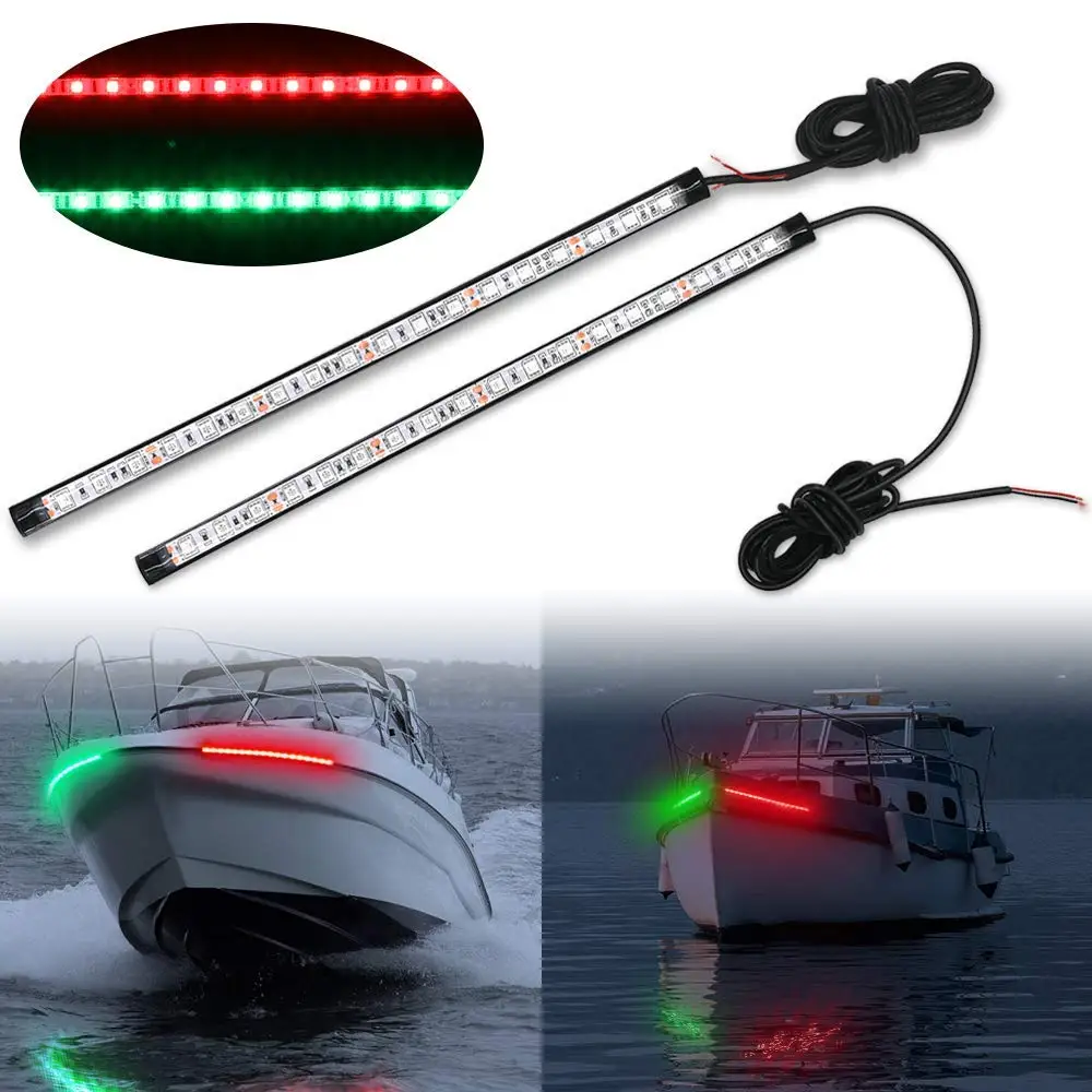 12 "светодиодный навигационный светильник для лодки наборы морской судно Pontoon