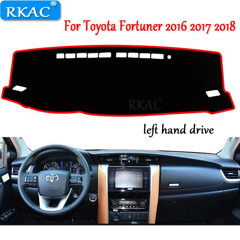 Car Dashboard Cover Dash Mat For Toyota Fortuner 2016 2017 2018 Dashmat Pad Carpet Dash Board Cover Sun Shade Auto Car Styling
Car Dashboard Cover Dash Mat For Toyota Fortuner 2016 2017 2018 Dashmat Pad Carpet Dash Board Cover Sun Shade Auto Car Styling