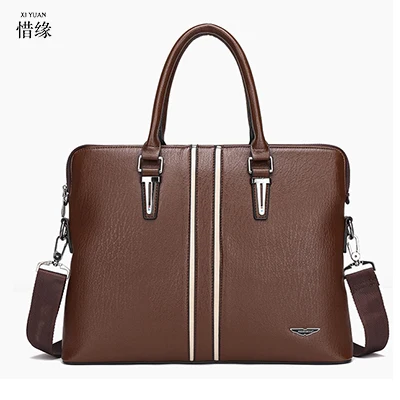 XIYUAN BRAND 2017 Genuine Leather Men Briefcase Cowhide Men's Messenger Bags Laptop Business travel Bag Luxury Lawyer Handbags
XIYUAN BRAND 2017 Genuine Leather Men Briefcase Cowhide Men's Messenger Bags Laptop Business travel Bag Luxury Lawyer Handbags