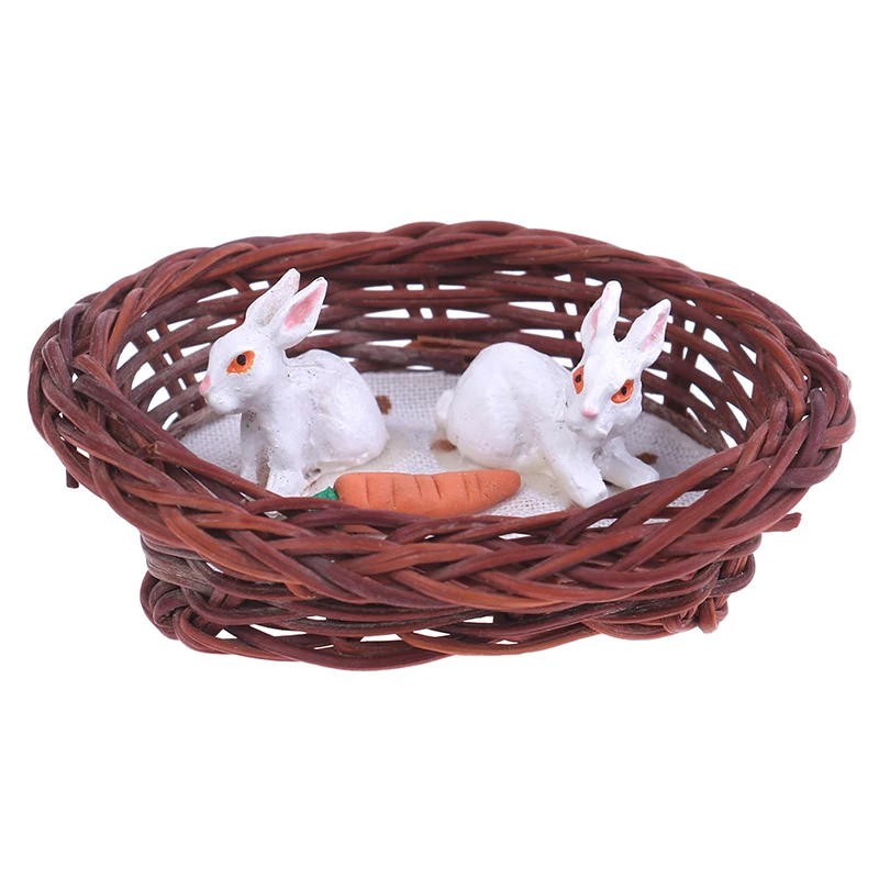 1: 12 Dollhouse Toy Simulation Model Doll House Outdoor Garden Accessories Mini Rattan Rabbit Nest Miniature Dollhouse
1: 12 Dollhouse Toy Simulation Model Doll House Outdoor Garden Accessories Mini Rattan Rabbit Nest Miniature Dollhouse