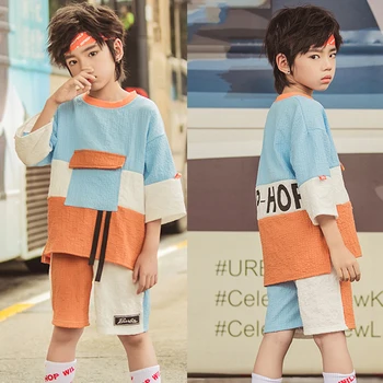 New Ropa Hiphop Clothes 2pcs Suit Children Street Dance Clothing Hip Hop Kids Performance Boys Hip Hop Dance Costumes BL1945
New Ropa Hiphop Clothes 2pcs Suit Children Street Dance Clothing Hip Hop Kids Performance Boys Hip Hop Dance Costumes BL1945