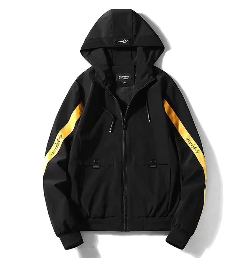 Men's Zip Lightweight Casual Fashion Windbreak Flight Bomber Jacket Streetwear Mens Jacket and Coat Male Designer Hooded Jacket
Men's Zip Lightweight Casual Fashion Windbreak Flight Bomber Jacket Streetwear Mens Jacket and Coat Male Designer Hooded Jacket