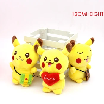 hot 10/12cm pikachu plush Stuffed Toy Cute Pikachu Plush Toy Doll pokeball Stuffed Plush keychain pendant plush toy for children
hot 10/12cm pikachu plush Stuffed Toy Cute Pikachu Plush Toy Doll pokeball Stuffed Plush keychain pendant plush toy for children