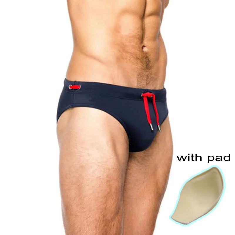 summer brand swim riefs push-up pad sexy men's swim trunks low waist swimwear patchwork solid boxers beach wear T0055
summer brand swim riefs push-up pad sexy men's swim trunks low waist swimwear patchwork solid boxers beach wear T0055