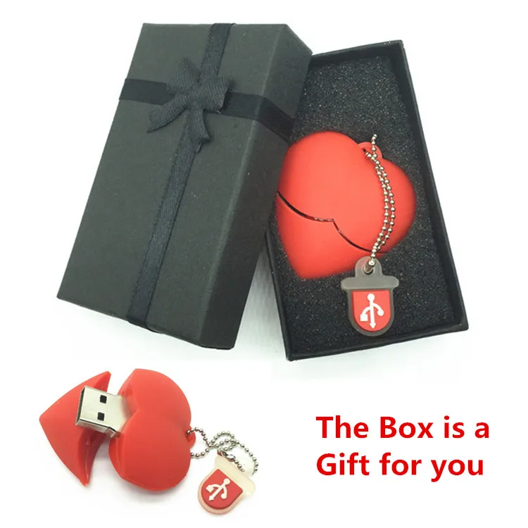 Red Heart USB Flash Pen drive Driver + Box Genuine 4GB 8GB 16GB 32GB Flash Memory Stick Pendrive U disk Wedding gift
Red Heart USB Flash Pen drive Driver + Box Genuine 4GB 8GB 16GB 32GB Flash Memory Stick Pendrive U disk Wedding gift