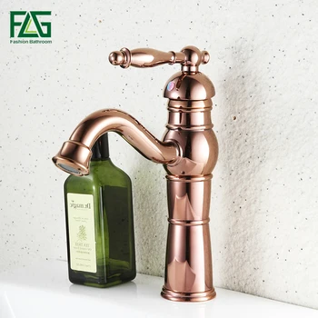 FLG Bathroom Faucet Deck Mounted Bathroom Sink Single Level Basin Water Faucet Rose Golden Basin Single Handle Mixer Tap
FLG Bathroom Faucet Deck Mounted Bathroom Sink Single Level Basin Water Faucet Rose Golden Basin Single Handle Mixer Tap