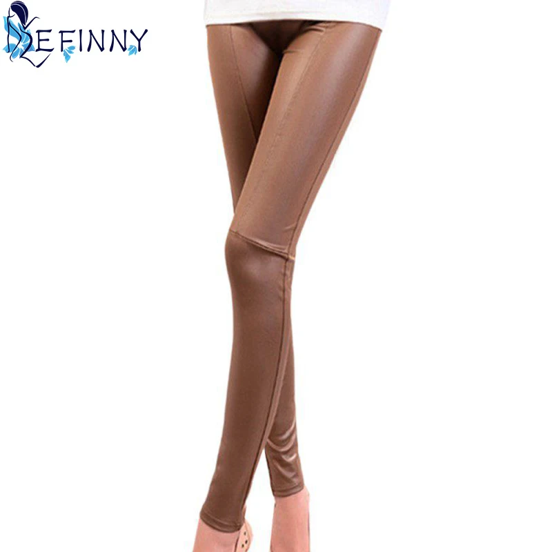 EFINNY Autumn Winter Korean Fashion Faux Leather Trousers Women New Sexy Skinny PU Leggings Pants Pantalon Femme
EFINNY Autumn Winter Korean Fashion Faux Leather Trousers Women New Sexy Skinny PU Leggings Pants Pantalon Femme