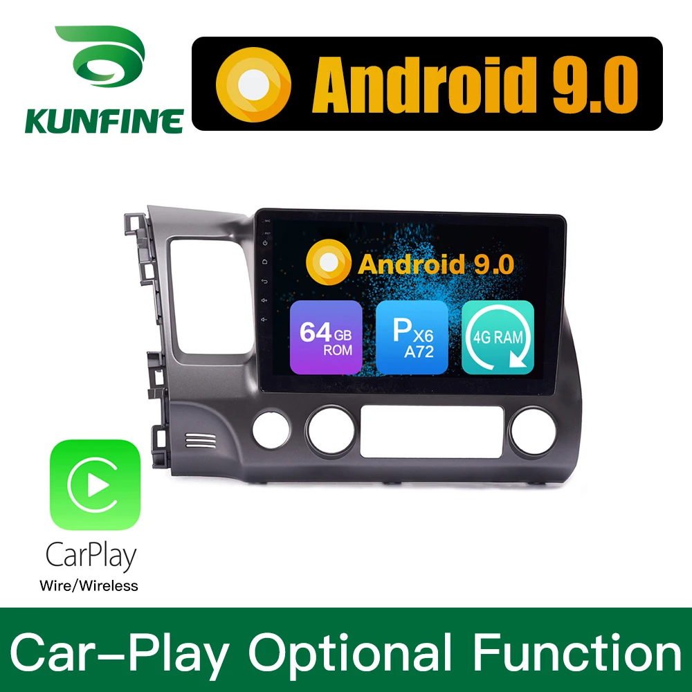 Android 9.0 Ram 4G Rom 64G PX6 Cortex A72 Car DVD GPS Multimedia Player Car Stereo For Honda Civic 2004-2011 Radio Headunit
Android 9.0 Ram 4G Rom 64G PX6 Cortex A72 Car DVD GPS Multimedia Player Car Stereo For Honda Civic 2004-2011 Radio Headunit