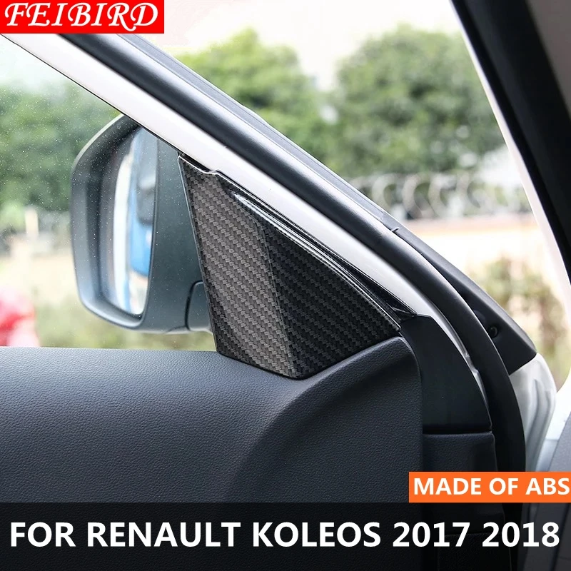 ABS Front Pillar A Triangle Frame protect Cover Trim Matte / Carbon fiber style For Renault Koleos 2017 2018 Only
ABS Front Pillar A Triangle Frame protect Cover Trim Matte / Carbon fiber style For Renault Koleos 2017 2018 Only