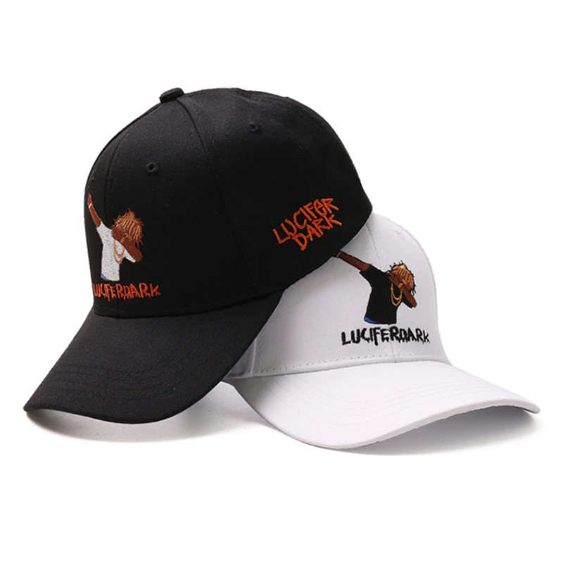 rapper singer LUCIFER DARK baseball cap embroidery cotton adjustable snapback hat women men summer casual caps Bone Gorras
rapper singer LUCIFER DARK baseball cap embroidery cotton adjustable snapback hat women men summer casual caps Bone Gorras