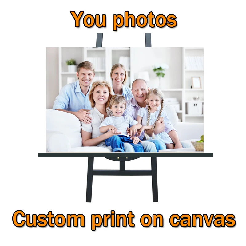 Image Adogirl Your Picture Family Friends Or Baby Photo Favorite Image Custom Print On Canvas Painting Wall Art Decorative Pictures