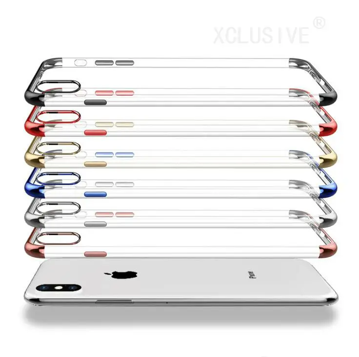 5pcs/LOT XCLUSIVE Luxury Soft TPU Silicone Case For iPhone X Phone Cases Plating Back Cover Case For iPhone10
5pcs/LOT XCLUSIVE Luxury Soft TPU Silicone Case For iPhone X Phone Cases Plating Back Cover Case For iPhone10