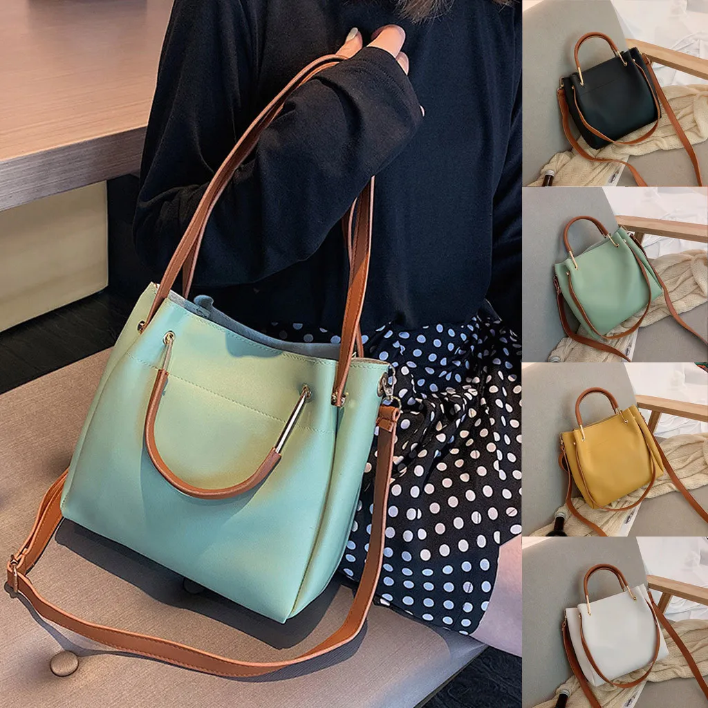 Women Fashion Handbags Versatile Shoulder Large Capacity Diagonal Female Bag Tote Bag Solid Color Leather Crossbody Bag Handbags
Women Fashion Handbags Versatile Shoulder Large Capacity Diagonal Female Bag Tote Bag Solid Color Leather Crossbody Bag Handbags