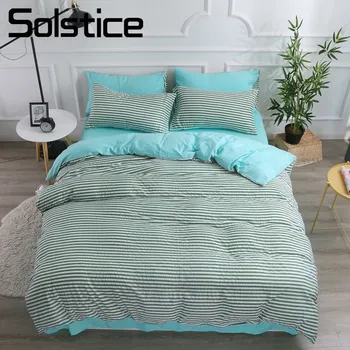 Solstice Home Textile Green Stripe Duvet Cover Pillowcase Bed Sheet Girl Teen Woman Adult Bedding Linen Set Single Double 3-4Pcs
Solstice Home Textile Green Stripe Duvet Cover Pillowcase Bed Sheet Girl Teen Woman Adult Bedding Linen Set Single Double 3-4Pcs