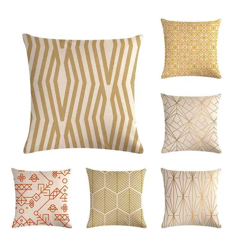 Geometry pattern Cushion cover Geometric Printed pillowcases Cotton Linen Nordic Style Pillow covers Sofa 45x45cm cushion cover
Geometry pattern Cushion cover Geometric Printed pillowcases Cotton Linen Nordic Style Pillow covers Sofa 45x45cm cushion cover