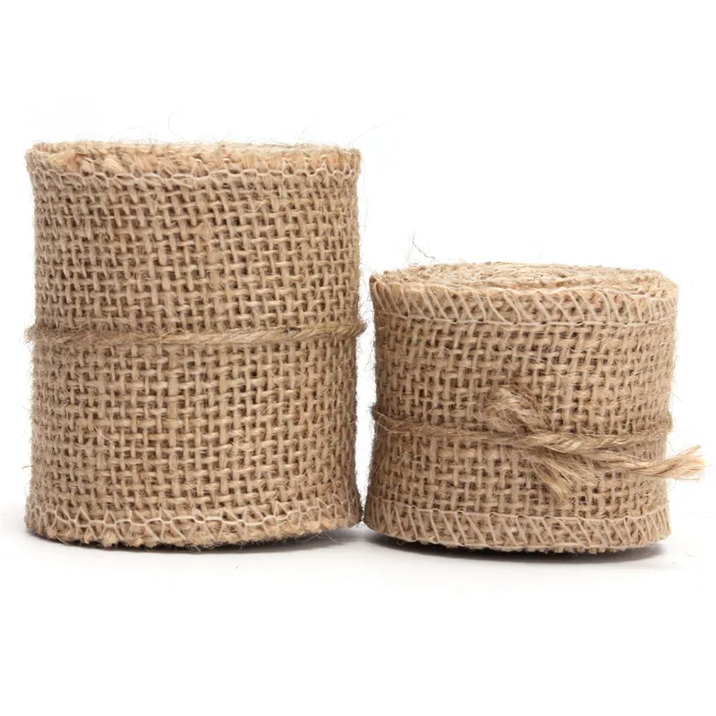 2M Retro Natural Jute Hessian Burlap Fabric Ribbon Tape Rustic Wedding Belt Strap Floristry Decor DIY Crafts
2M Retro Natural Jute Hessian Burlap Fabric Ribbon Tape Rustic Wedding Belt Strap Floristry Decor DIY Crafts