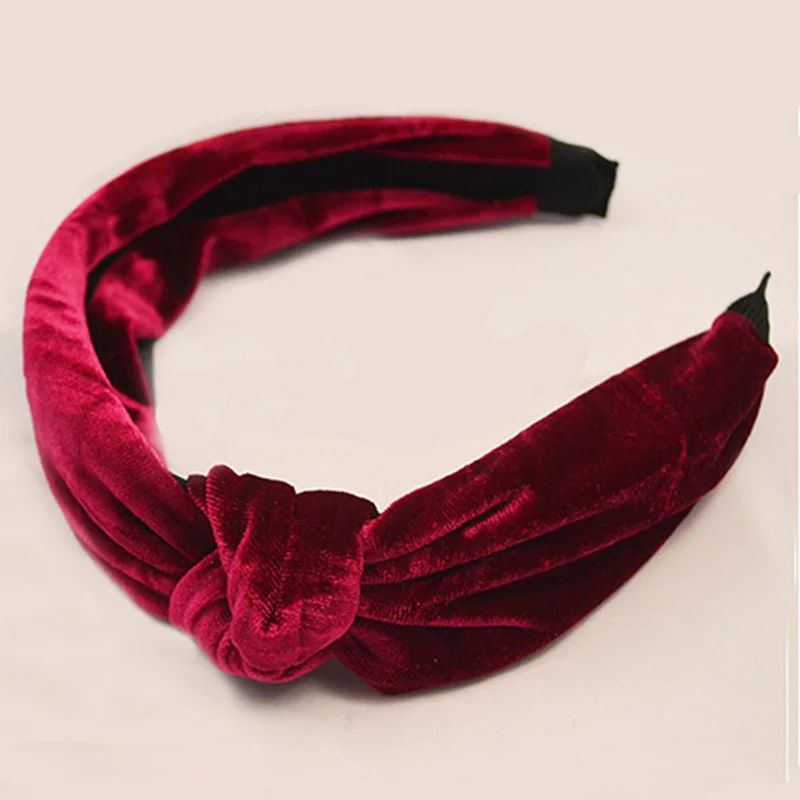 12pcs Elegant Korean Wide Velvet Headband Knotted Hairband Women Hair Ornaments
12pcs Elegant Korean Wide Velvet Headband Knotted Hairband Women Hair Ornaments