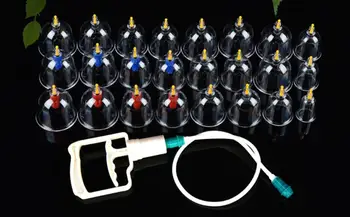 Vacuum cupping household set with pump gun 24 cans body cupping massage treatment
Vacuum cupping household set with pump gun 24 cans body cupping massage treatment
