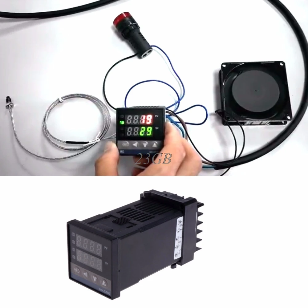 PID Digital Temperature Controller REX-C100 0 To 400C K Type Input SSR Output M21
PID Digital Temperature Controller REX-C100 0 To 400C K Type Input SSR Output M21