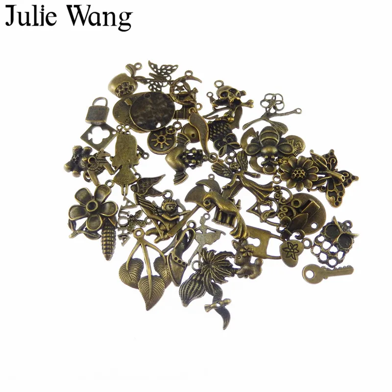 Julie Wang 100g/pack Randomly Mixed Antique Bronze Small Charms For Necklace Pendants Bracelet Jewelry Making Metal Accessories
Julie Wang 100g/pack Randomly Mixed Antique Bronze Small Charms For Necklace Pendants Bracelet Jewelry Making Metal Accessories