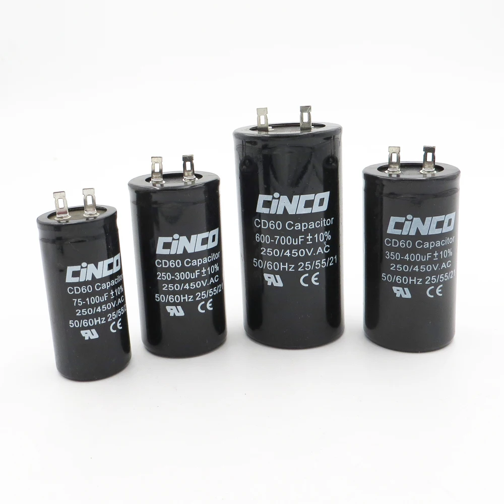 Heavy Duty 250V 450V Motor Start Run Capacitor CD60 Compressor 75/100/150/200/250/300/350/400/450/500/600/700/800/1000uF
Heavy Duty 250V 450V Motor Start Run Capacitor CD60 Compressor 75/100/150/200/250/300/350/400/450/500/600/700/800/1000uF
