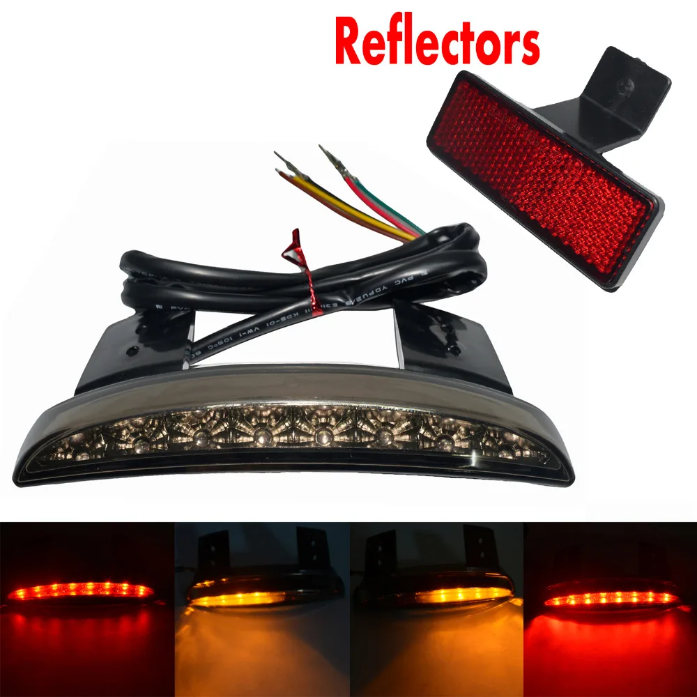 Smoke Chopped Fender Edge LED Tail Light Turn Signals For Harley Sportster 883 1200 XL883 XL1200 48 Iron Nightster Custom
Smoke Chopped Fender Edge LED Tail Light Turn Signals For Harley Sportster 883 1200 XL883 XL1200 48 Iron Nightster Custom