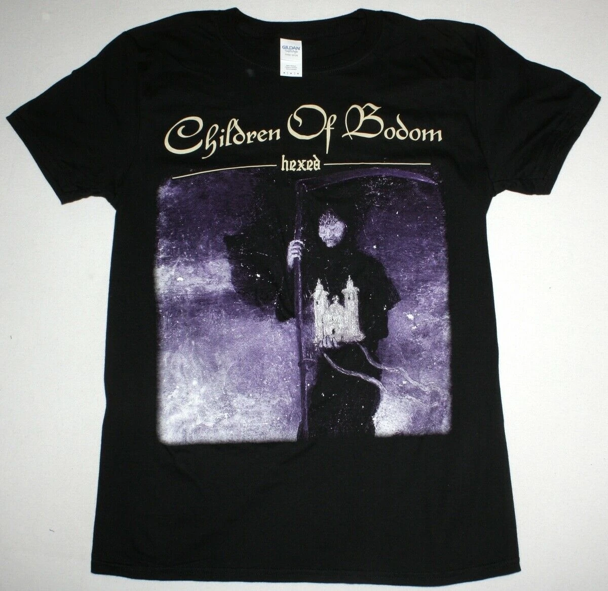 

CHILDREN OF BODOM HEXED IN FLAMES KALMAH ARCH ENEMY NEW BLACK T-SHIRT Summer Short Sleeves T Shirt Fashion Top Tee Plus Size