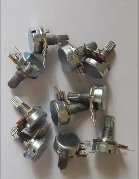 WH148 1K 2K 5K 10K 20K 50K 100K 500K 1M ohm 20% single connection potentiometers 3Pin /Handle length:15mm
WH148 1K 2K 5K 10K 20K 50K 100K 500K 1M ohm 20% single connection potentiometers 3Pin /Handle length:15mm
