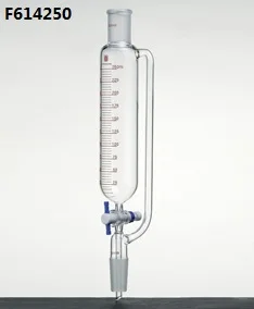 Funnel, Pressure Equalizing, Teflon Metering, Stopcock, Capacity:250ml, Joints:24/40, Stopcock bore:2mm
Funnel, Pressure Equalizing, Teflon Metering, Stopcock, Capacity:250ml, Joints:24/40, Stopcock bore:2mm
