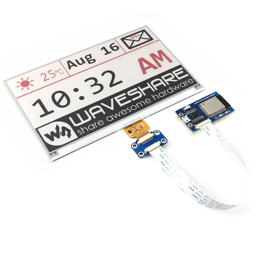 Internet Driver Board Raw Panels Waveshare Easy Use E-Pape ESP32 Ink Screen SPI WIFI Bluetooth Wireless Lightweight Universal
Internet Driver Board Raw Panels Waveshare Easy Use E-Pape ESP32 Ink Screen SPI WIFI Bluetooth Wireless Lightweight Universal