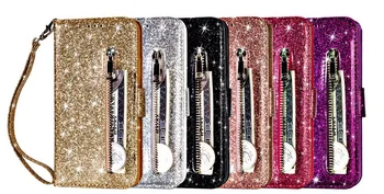 200pcs Glitter Zipper Wallet Bling Leather Case for iphone X XR XS MAX 6s 7 8 Plus for Galaxy S6 S7 Edge S8 S9 Plus J4 J3 J7
200pcs Glitter Zipper Wallet Bling Leather Case for iphone X XR XS MAX 6s 7 8 Plus for Galaxy S6 S7 Edge S8 S9 Plus J4 J3 J7