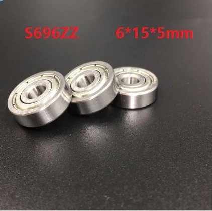 50 шт./лот 6x15x5 мм S696ZZ S696 ZZ S696 Z 696ZZ подшипник 6*15*5 мм двойной металлический корпус из нержавеющей стали с глубоким желобом, шариковый подшипник Mini
50 шт./лот 6x15x5 мм S696ZZ S696 ZZ S696 Z 696ZZ подшипник 6*15*5 мм двойной металлический корпус из нержавеющей стали с глубоким желобом, шариковый подшипник Mini